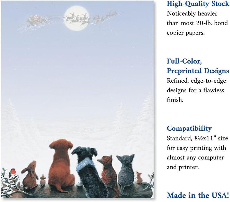 Current Christmas Dreams Stationery - Holiday Letters, Printer Paper, 25 Sheets, 8½ x 11 Inch, by - Image 4